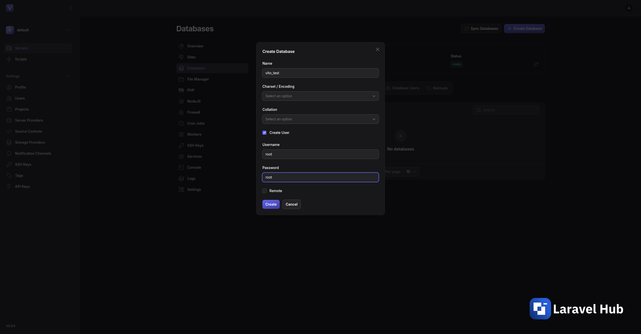 Vito Dashboard