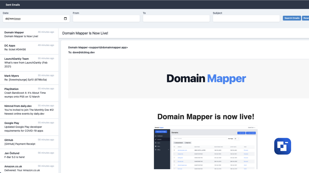  Laravel Sent Emails – Record and View All Sent Emails